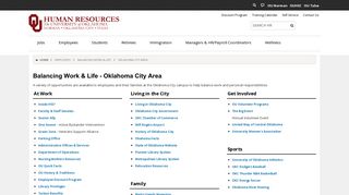 Oklahoma City Area - OU Human Resources