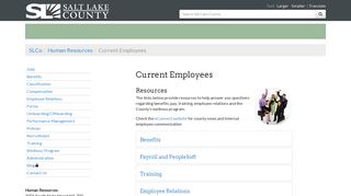Current Employees - Salt Lake County