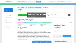 Access psyprod.peoplestrategy.com. eHCM Login