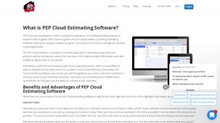 PEP Cloud Estimating Software