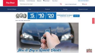 How-To-Buy Remote Starters - Pep Boys