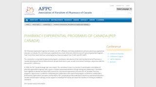 PEPC - Association of Faculties of Pharmacy of Canada