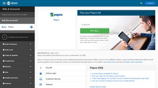 Pepco: Login, Bill Pay, Customer Service and Care Sign-In - Doxo