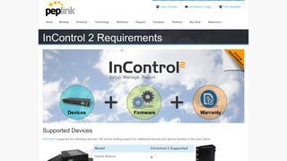 InControl 2 Requirements > Peplink