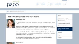 Public Employees Pension Board - Public Employees Benefits Agency