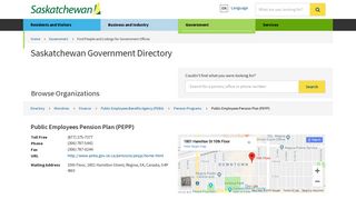 Public Employees Pension Plan (PEPP) | Directory | Government of ...