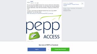 PEPP - Do you know about PEPP Access? It's a secure online ...