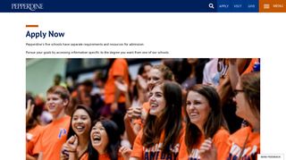 Apply Now | Admission and Financial Aid | Pepperdine University