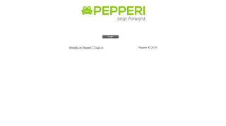 Pepperi login