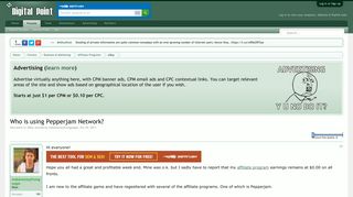 Who is using Pepperjam Network? - Digital Point Forums