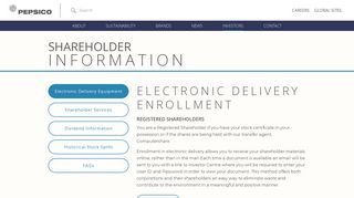 Shareholder Information - PepsiCo