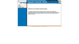 Welcome to your PepsiCo Awards program. Your PepsiCo Awards ...