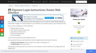 Pepwave Login: How to Access the Router Settings | RouterReset