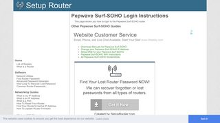 How to Login to the Pepwave Surf-SOHO - SetupRouter