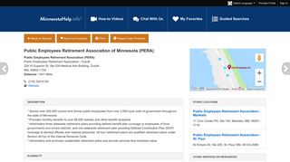 Public Employees Retirement Association of Minnesota (PERA) - Details