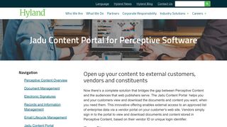 Jadu Content Portal | Hyland - Hyland Software