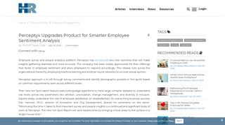 Perceptyx Upgrades Product for Smarter Employee Sentiment Analysis