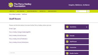 Staff Room | Percy Hedley Foundation
