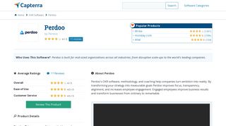 Perdoo Reviews and Pricing - 2019 - Capterra