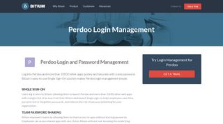 Perdoo Login Management - Team Password Manager - Bitium