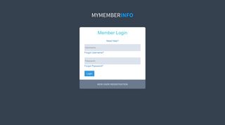 MyMemberInfo | Member Login