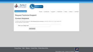 Request Technical Support for legal management ... - Perfect Software