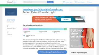 Access members.perfectpatientfunnel.com. Perfect Patient Funnel ...