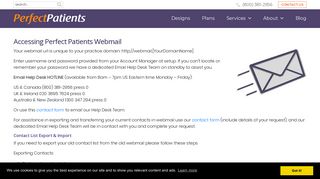 Webmail Guide | Perfect Patients