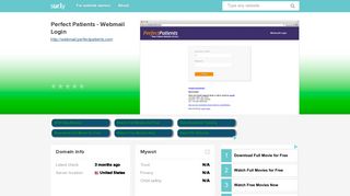 webmail.perfectpatients.com - Perfect Patients - Webmail Log ... - Sur.ly