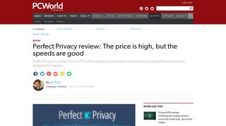 Perfect Privacy review: The price is high, but the speeds are good ...