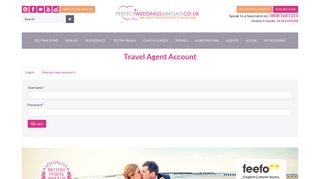 Travel Agent Account | Perfect Weddings Abroad