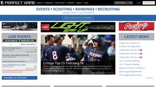 Perfect Game USA - World's Largest Baseball Scouting Service