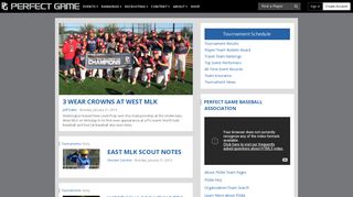 Baseball Tournaments | Perfect Game USA