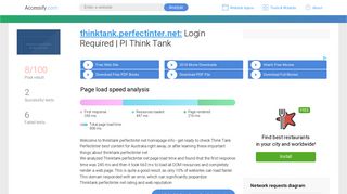 Access thinktank.perfectinter.net. Login Required | PI Think Tank