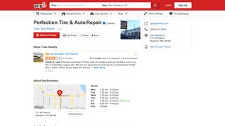 Perfection Tire & Auto Repair - Tires - 311 W Walnut, Newport, WA ...