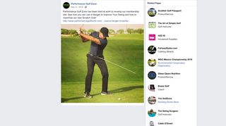 Performance Golf Zone - Facebook