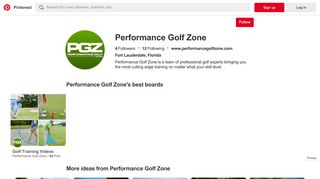 Performance Golf Zone (performancegolfzone) on Pinterest