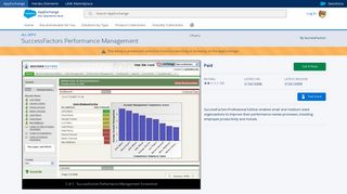 SuccessFactors Performance Management - Salesforce AppExchange