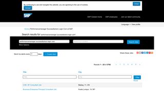 Performancemanager Successfactors Login Com - SAP Jobs