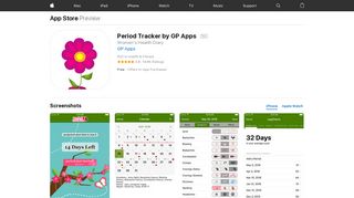 Period Tracker by GP Apps on the App Store - iTunes - Apple