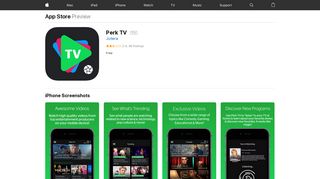 Perk TV on the App Store - iTunes - Apple