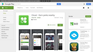 Clover - Earn perks nearby - Apps on Google Play