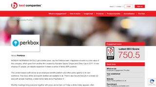 Perkbox Company Profile | Best Companies