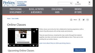 Online Classes | Perkins eLearning