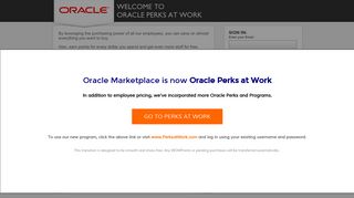 Oracle Perks at Work