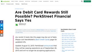 Are Debit Card Rewards Still Possible? PerkStreet Financial Says Yes ...