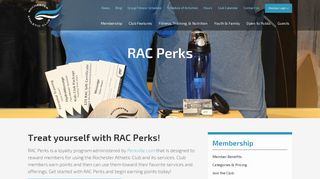 RAC Perks - Rochester Athletic Club