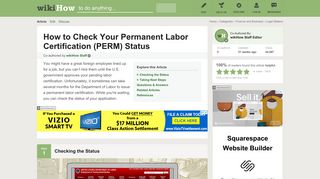 How to Check Your Permanent Labor Certification (PERM) Status