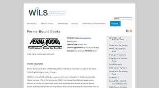 Perma-Bound Books | WiLS