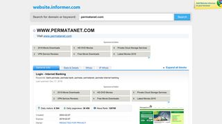 permatanet.com at WI. Login - Internet Banking - Website Informer